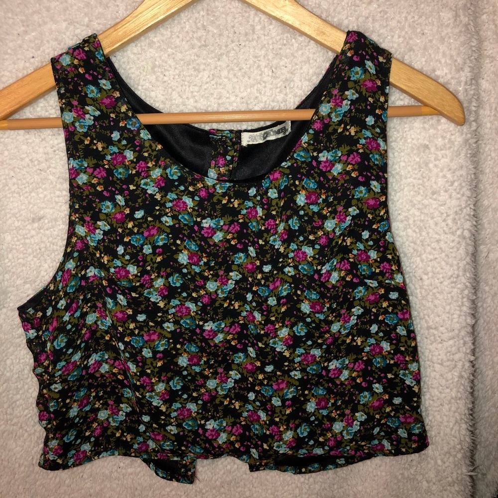 Floral crop top